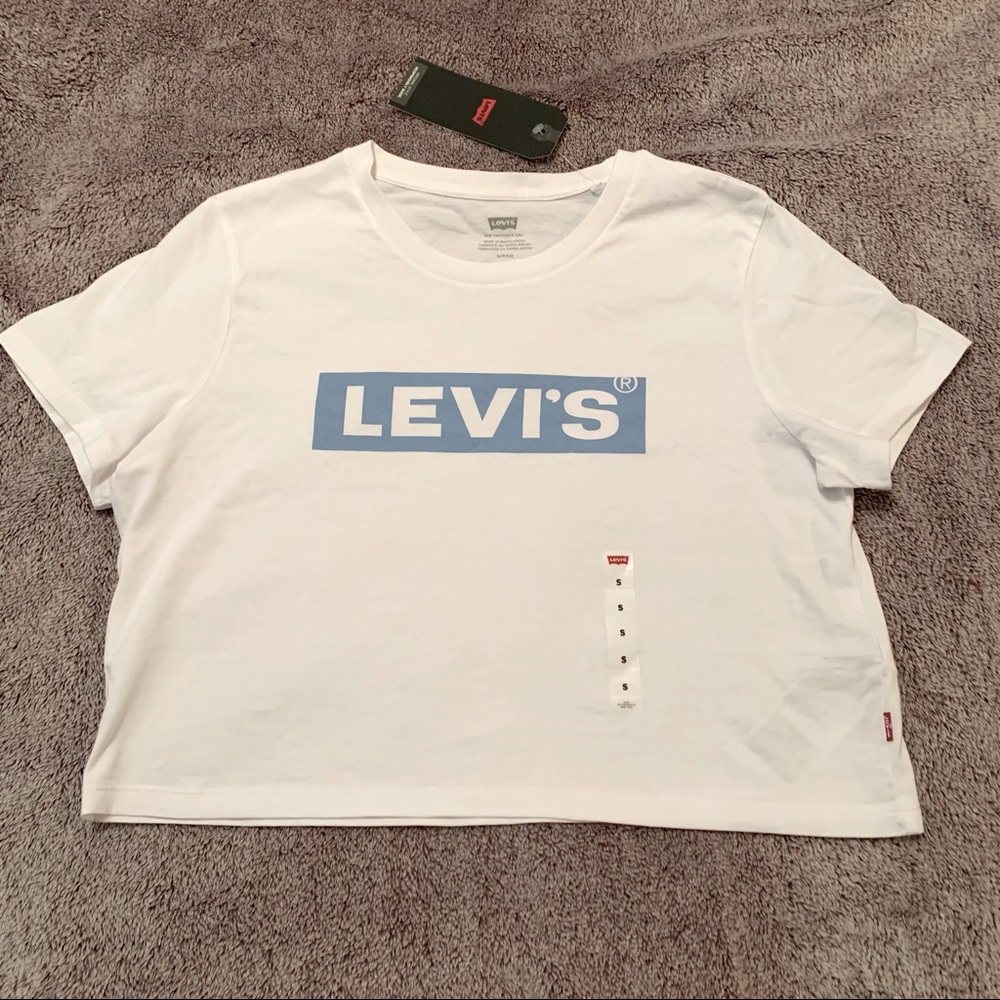 Levi’s White Crop Top